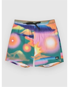 Пляжные шорты Surfsilk Straight Volley 17 Boardshorts, deep sea fluid drive Quiksilver