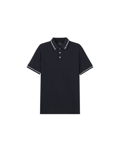 Мужская поло темно-синего цвета Armani exchange