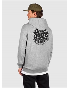 Худи Wetsuit Icon Hoodie, grey marle Rip curl