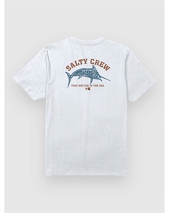 Футболка Bill Fishing T-Shirt, white Salty crew