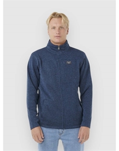 Вязаный свитер Crescent Zip Thru Strickpullover, light navy Rip curl