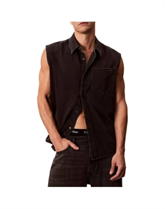 Мужская рубашка charcoal, Charcoal Calvin klein