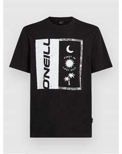 Футболка Front Print T-Shirt, black out O`neill