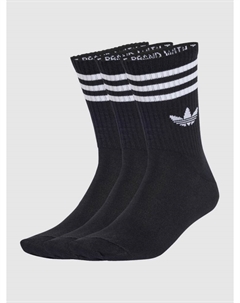 Носки 3S Crew S 3P Socks, black/black/black Adidas originals