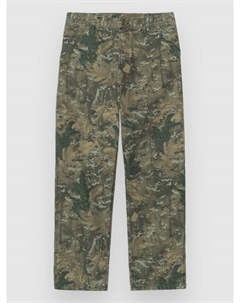 Повседневные брюки Single Knee Hose, camo combi/grn stn ws Carhartt wip