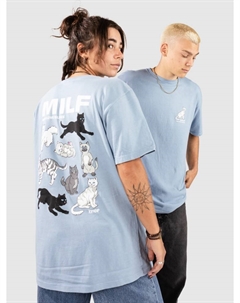 Футболка Man I Love Felines T-Shirt, powder blue Ripndip