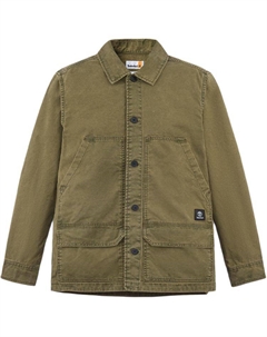 Мужская рубашка темно-оливкового цвета Timberland