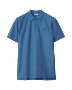 Хлопковая поло, синий Burberry