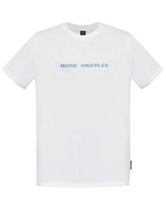 Футболка с принтом логотипа, белый Moose knuckles