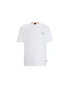 Футболка мужская белая Hugo boss