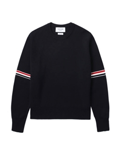 Трикотажный свитер мужской темно-синий Thom browne