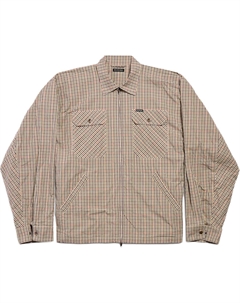 Рубашка в клетку с молнией, мультиколор Balenciaga