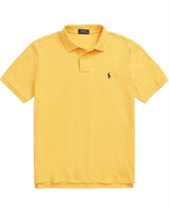 Поло пони хлопковая поло, желтый Polo ralph lauren