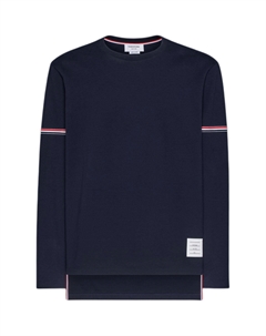 Футболка RWB Stripe Crewneck, синий Thom browne