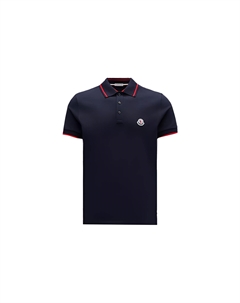 Поло мужское ночной синий Moncler
