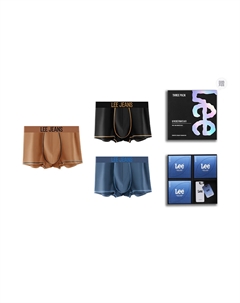 Подарочный набор мужских трусов, серо-голубой Lee
