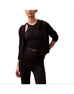 Женская пижамная блузка черного цвета Calvin klein