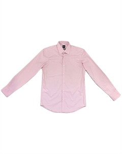 Мужская розовая рубашка Hugo boss