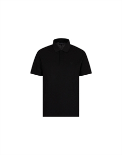 Мужская черная поло Emporio armani