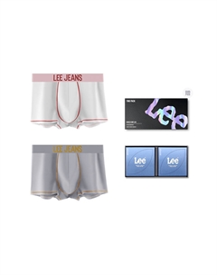 Подарочный набор мужских трусов, светло-серый Lee
