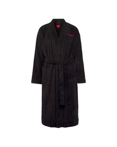 Халат для купания Terry Gown с поясом, черный Hugo underwear
