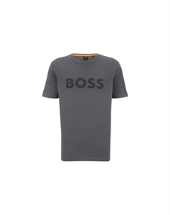 Футболка мужская charcoal gray, серый Hugo boss