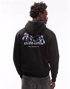 Толстовка с логотипом Studio Edition черного цвета Alpha industries