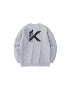 Свитшот мужской серый хизер Anta