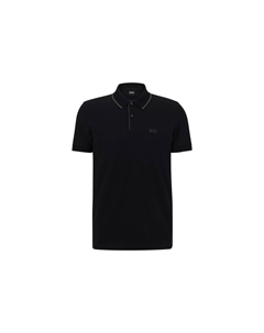 Мужская черная поло Hugo boss