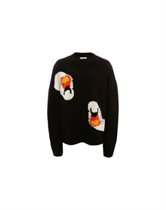 Свитер мужской черный Jw anderson