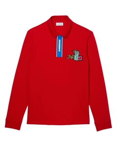 Красная поло для мужчин Lacoste