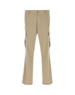 Логотип нашивка карго-штаны, бежевый Moncler