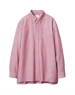 Мужская розовая рубашка Uniqlo