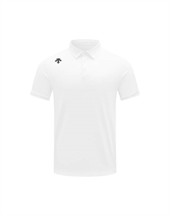 Тренировочная поло для мужчин, ярко-белый Descente