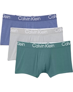 Мужские трусы 3 штуки, зеленый Calvin klein