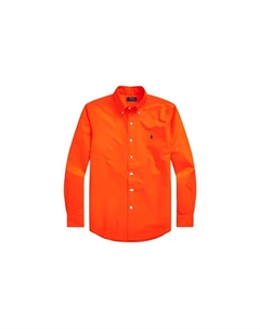 Мужская рубашка оранжевая Polo ralph lauren