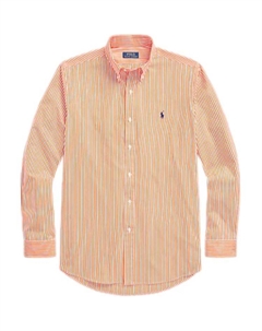 Мужская рубашка оранжевая Polo ralph lauren
