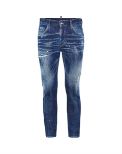Dsquared2 потертые скинни джинсы