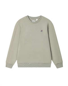 Белый свитшот мужской светло-шалфейный Fila