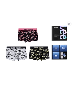 Подарочный набор мужских трусов, черный Lee