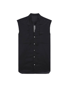 Жилет с отделкой raw cut, черный Rick owens