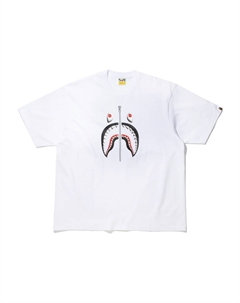 Футболка bape shark uk, белый A bathing ape®