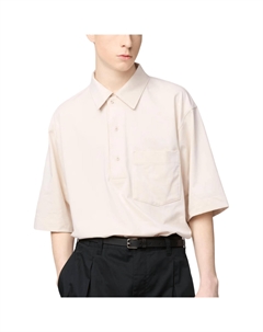 Поло U Collection SS25 мужская белая Uniqlo