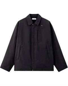 Куртка с вышитой звездой, серый Stone island