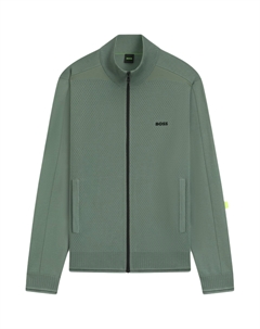 Трикотажный свитер мужской зеленый Hugo boss