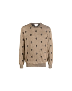 Мужской свитер коричневый Alexander mcqueen