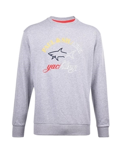 Яхтенный свитшот мужской серый Paul & shark