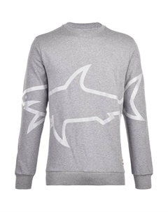 Яхтенный свитшот мужской серый Paul & shark