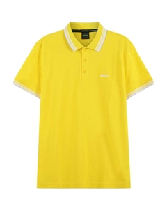 Футболка-поло мужская ярко-желтая Hugo boss