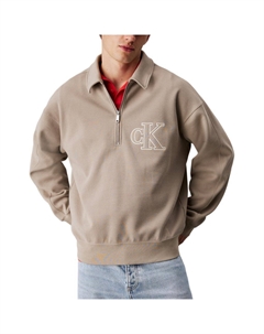 Polo Shirt Men's Vintage Khaki Calvin klein